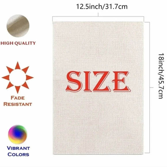 Santa Claus garden flag, welcome, carrying bag, ornaments & snow, wnter - Picture 2 of 3